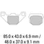 FERODO Disc Pad Set - FDB313 SG Sinter Grip Sintered Compound - Off-Road