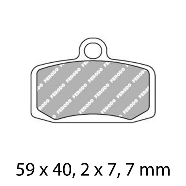 FERODO Disc Pad Set - FDB2262 SG Sinter Grip Sintered Compound - Off-Road Hover Image