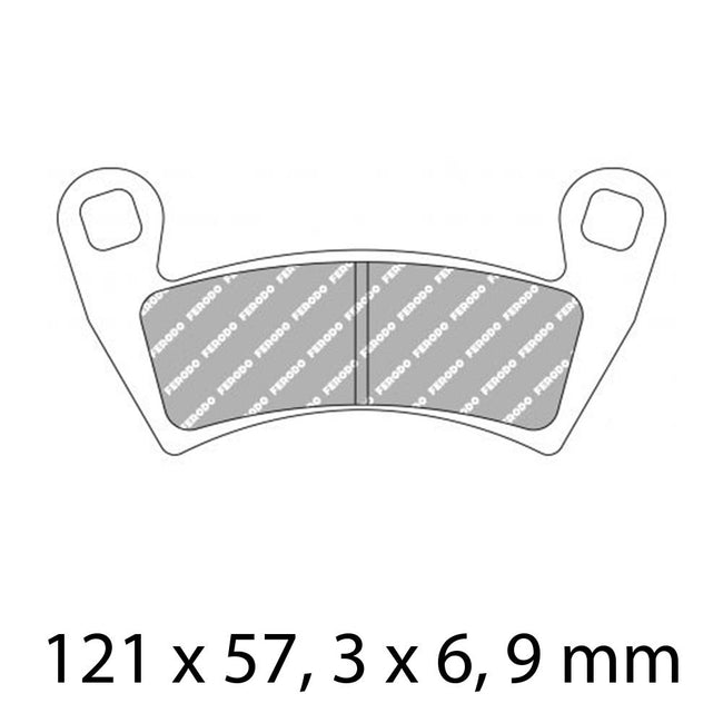 FERODO Disc Pad Set - FDB2263 SG Sinter Grip Sintered Compound - Off-Road Hover Image