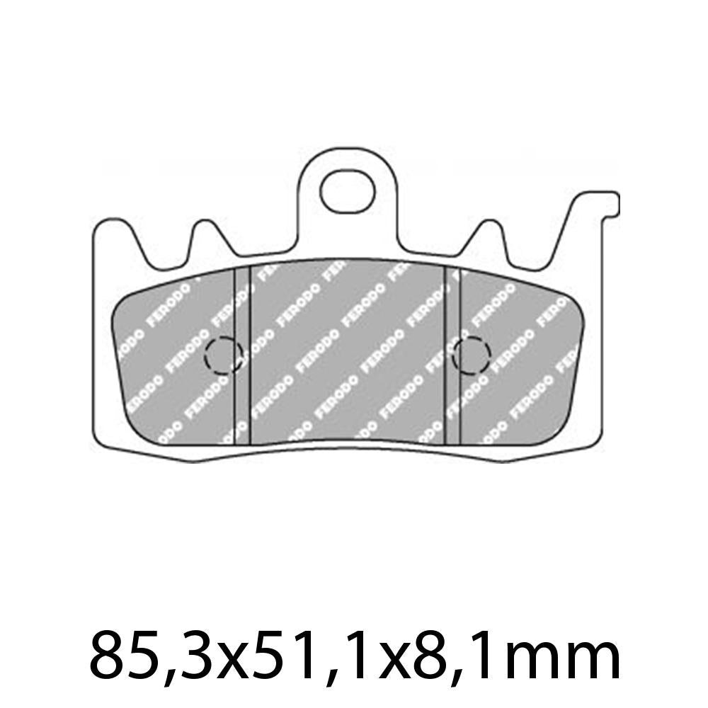 FERODO Disc Pad Set - FDB2265 ST Sinter Grip Sintered Compound - Road