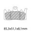 FERODO Disc Pad Set - FDB2265 ST Sinter Grip Sintered Compound - Road