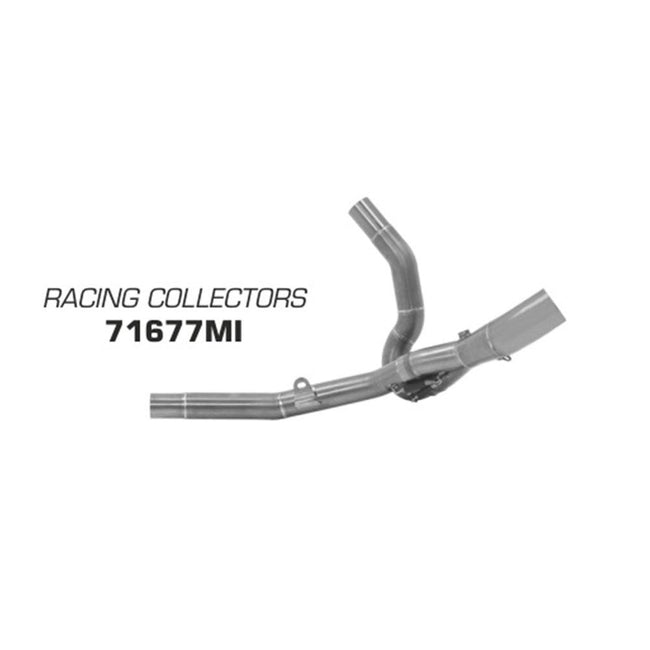 ARROW Collector 71677MI [RAS]: Stainless 2:1 Non-Cat - SU DL650/XT 17>20 Hover Image