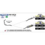 ARROW 71870PRI Silencer - PRO-RACE Nichrom Silver with Steel End Cap