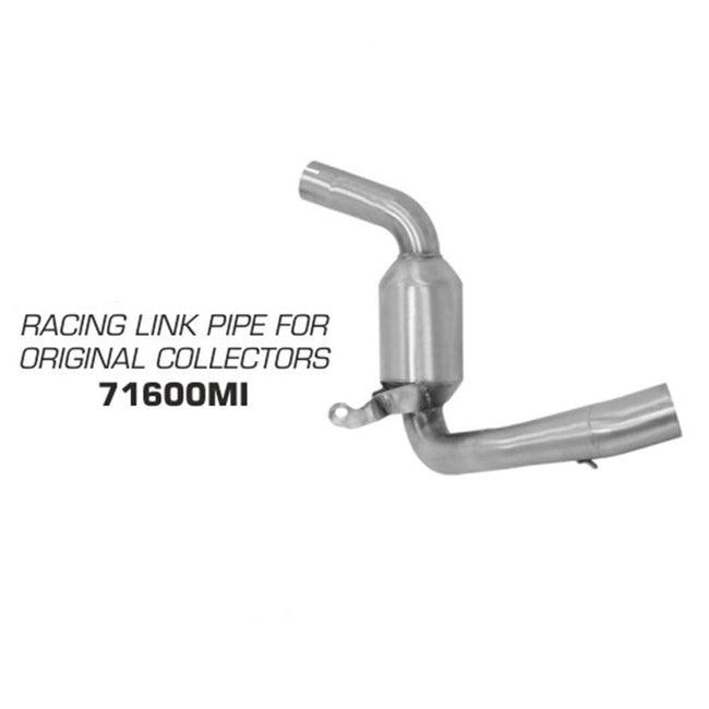 ARROW 71600MI [RAS]: LINK PIPE N-C Stainless steel - KTM DUKE 390 13>16 Hover Image