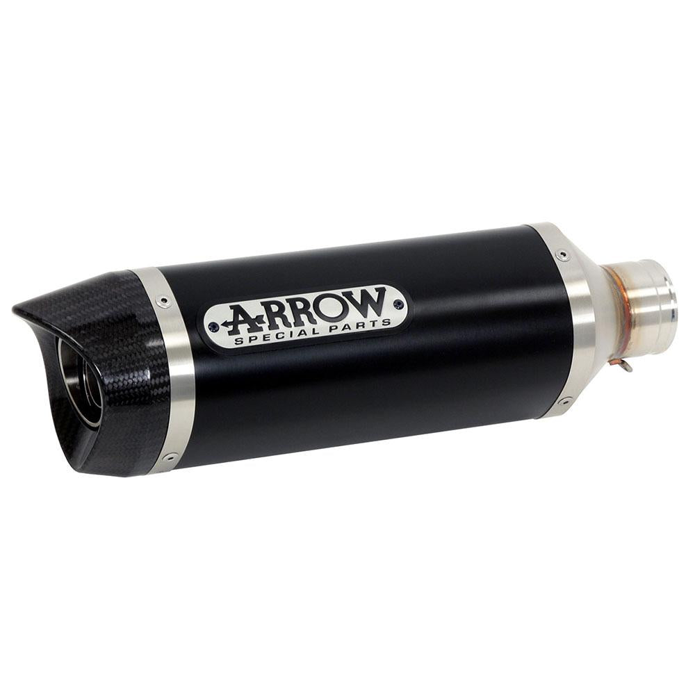 ARROW 71813AKN Silencer - THUNDER Aluminium Dark with Carbon End Cap
