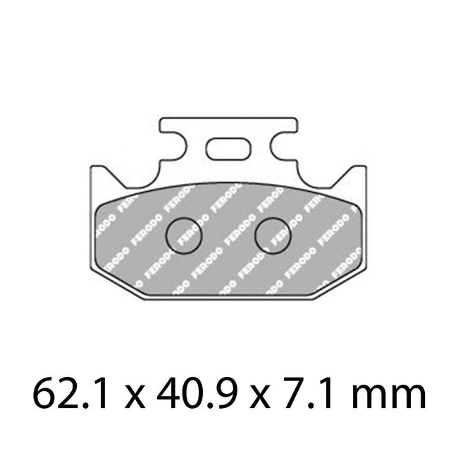 FERODO Disc Pad Set - FDB2270 P Platinum Non Sintered Compound Hover Image