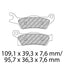 FERODO Disc Pad Set - FDB2273 SG Sinter Grip Sintered Compound - Off-Road