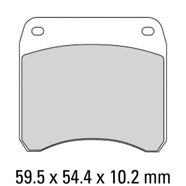 FERODO Disc Pad Set - FRP213 P Platinum Non Sintered Compound Hover Image