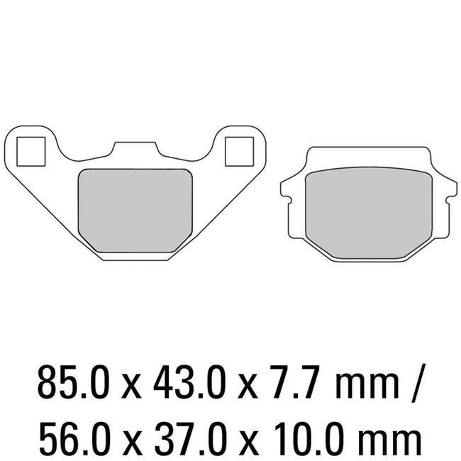 FERODO Disc Pad Set - FDB314 SG Sinter Grip Sintered Compound - Off-Road Hover Image