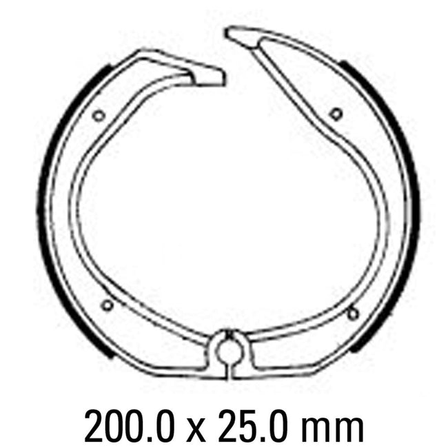 FERODO Brake Shoe Set - FSB701 Hover Image