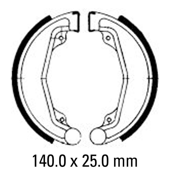 FERODO Brake Shoe Set - FSB707 Hover Image
