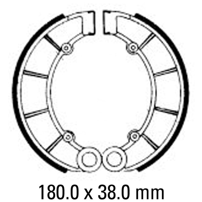 FERODO Brake Shoe Set - FSB710 Hover Image