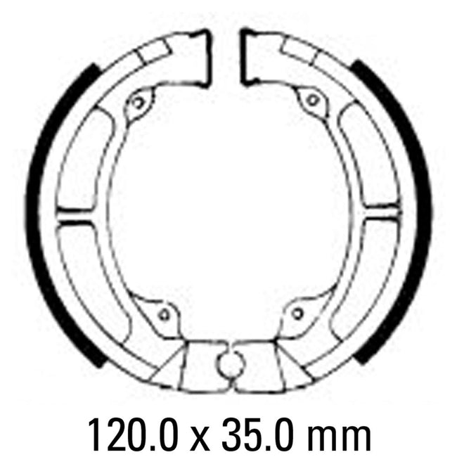 FERODO Brake Shoe Set - FSB717 Hover Image