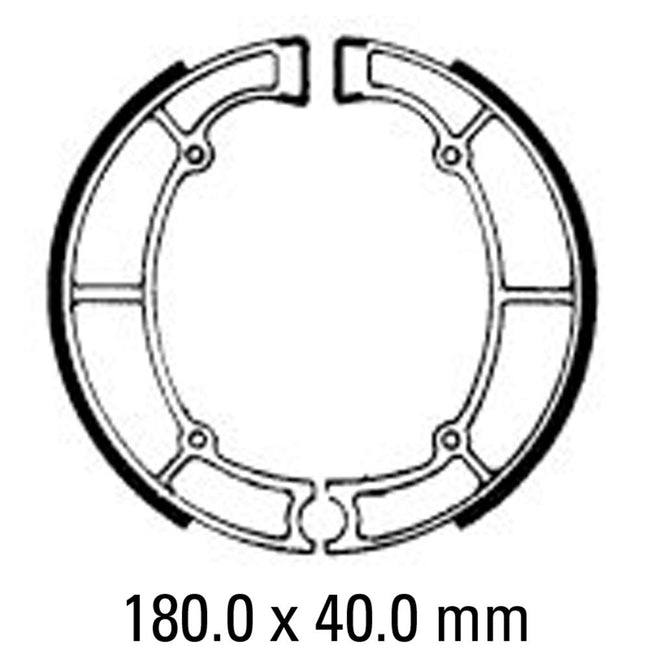 FERODO Brake Shoe Set - FSB719 Hover Image