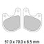 FERODO Disc Pad Set - FDB333 P Platinum Non Sintered Compound