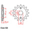 FRONT SPROCKET - STEEL  14T 520P (31-KE8-14)