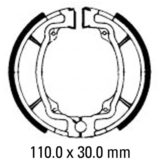 FERODO Brake Shoe Set - FSB722 Hover Image