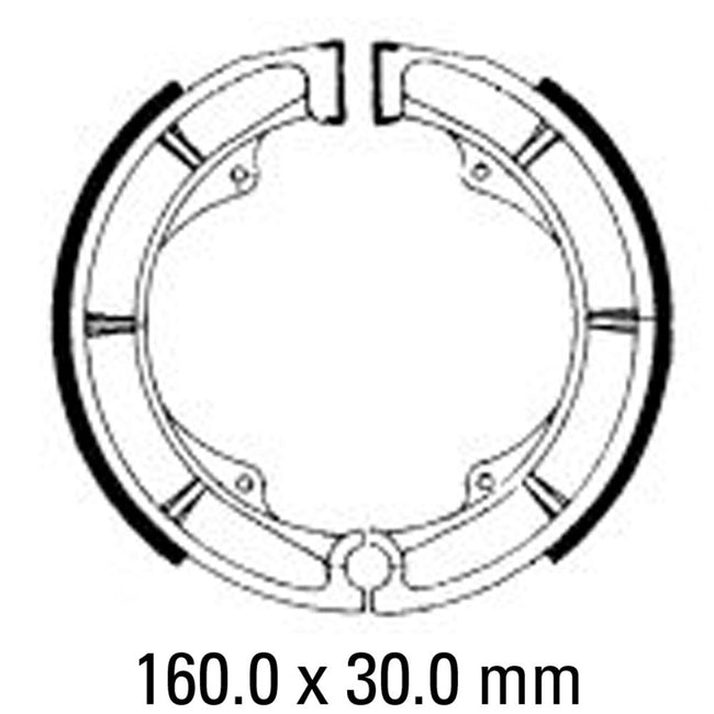 FERODO Brake Shoe Set - FSB725 Hover Image