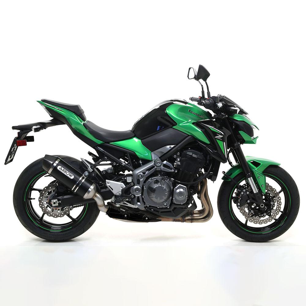 ARROW 71856AKN Silencer - RACE-TECH Aluminium Dark with Carbon End Cap
