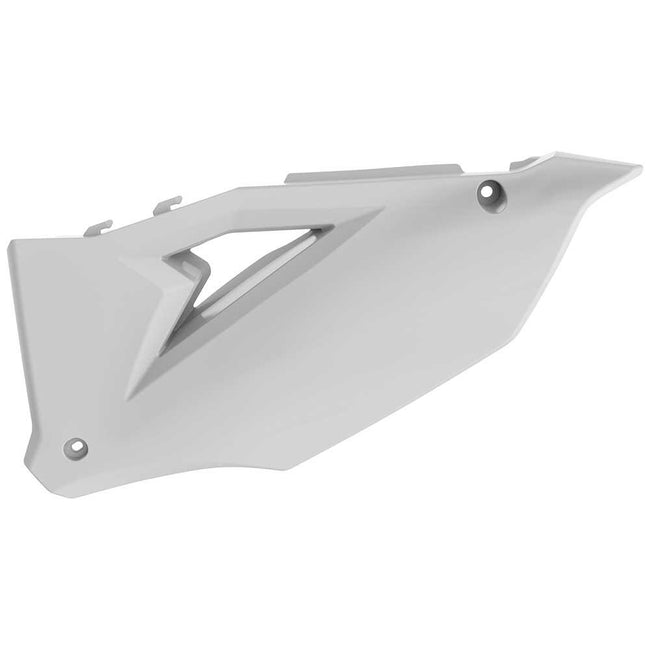 POLISPORT SIDE COVERS KAWASAKI KX250F 21-23/KX450F 19-23 - WHITE Hover Image