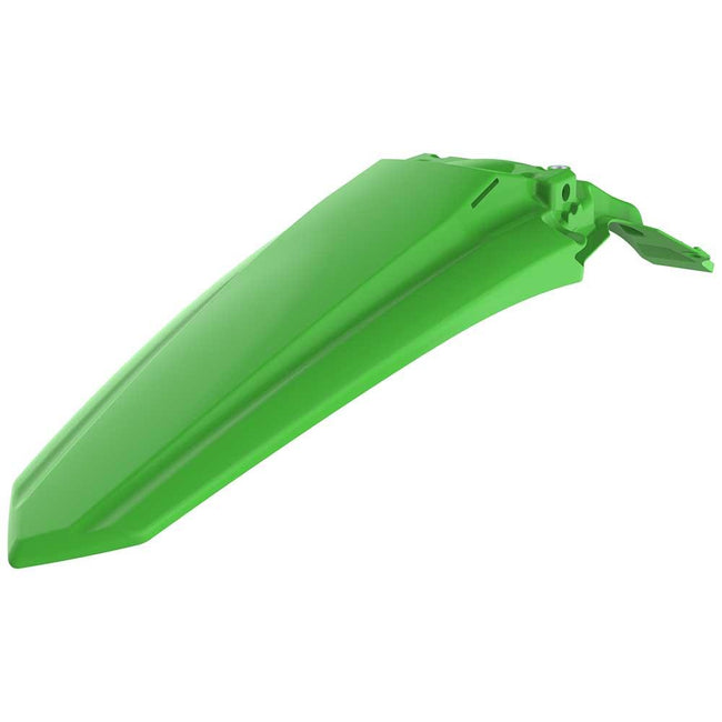 POLISPORT REAR FENDER KAWASAKI KX250 21-22/KX450 19-22 - GREEN Hover Image