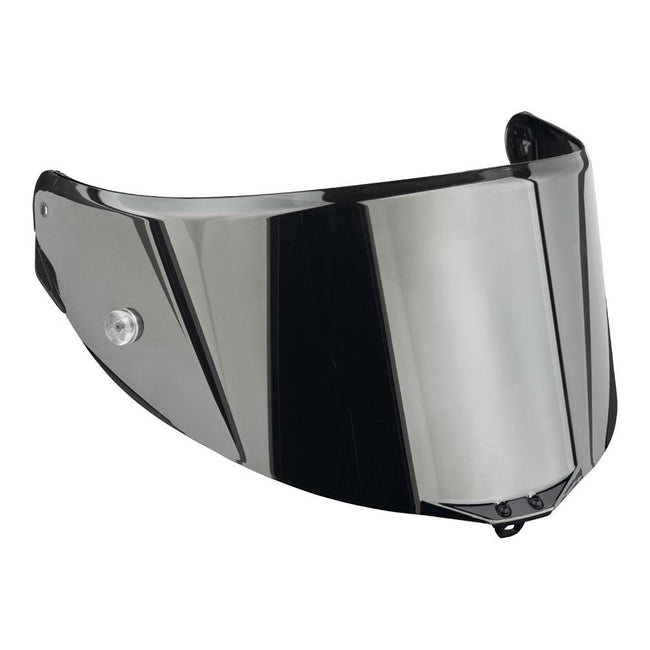 AGV VISOR SCRATCH RESISTANT GT3-2 IRIDIUM SILVER SIZE XL-XXXL Hover Image