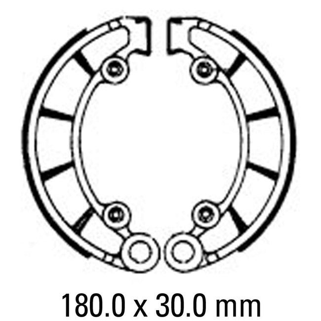 FERODO Brake Shoe Set - FSB741 Hover Image
