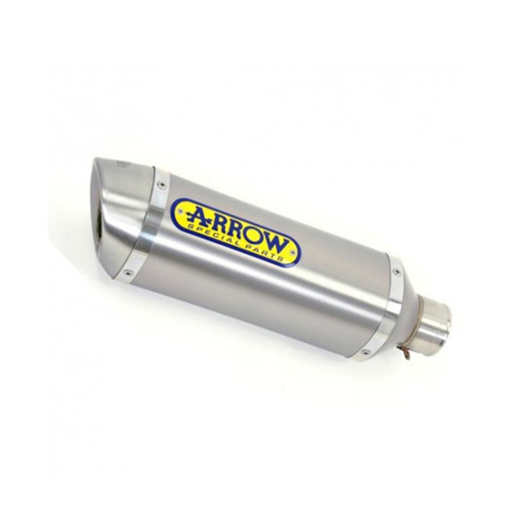 ARROW 71817AO Silencer - THUNDER Aluminium Silver with Steel End Cap