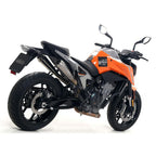 ARROW Silencer 71216PRI [AOE]: PRO-RACE L&R NIC SLV W STL E/C - KTM DUKE 790 /890