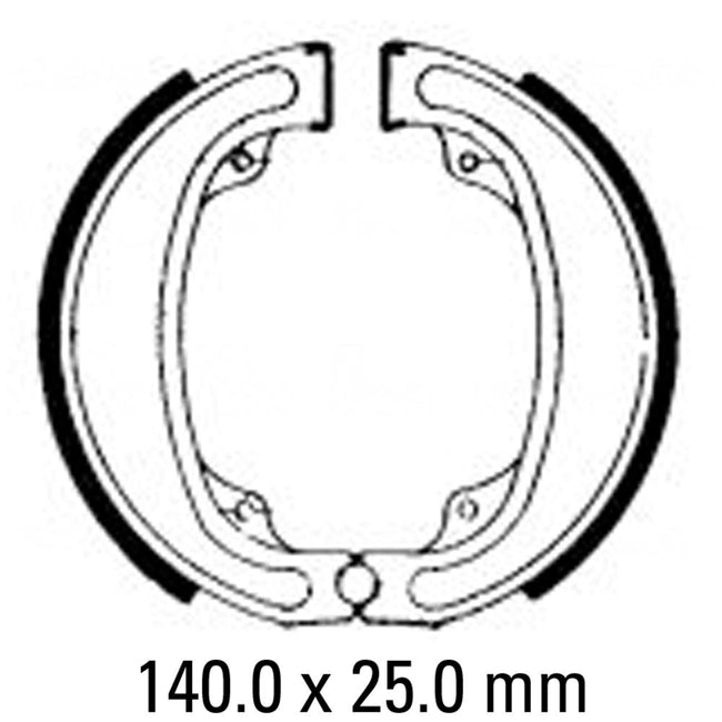 FERODO Brake Shoe Set - FSB747 Hover Image