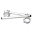 VORTEX - CLIP ON HANDLEBARS 7 DEGREE : SILVER 50MM [PAIR]