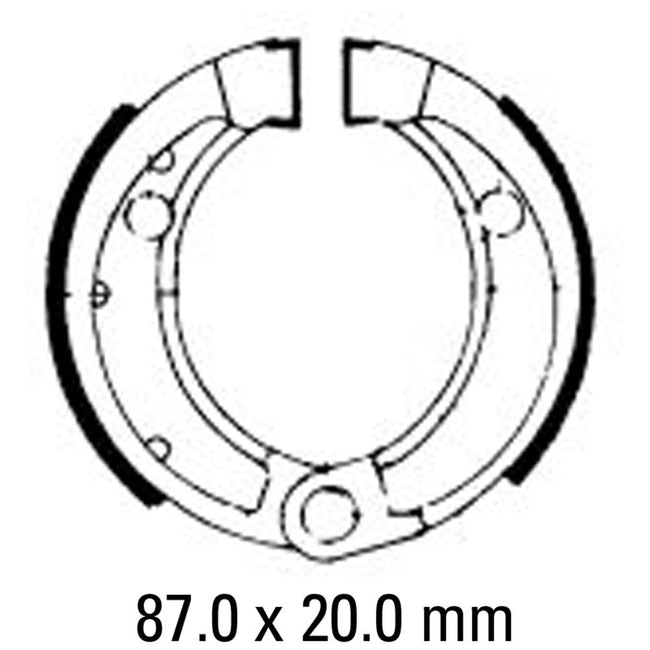 FERODO Brake Shoe Set - FSB753 Hover Image