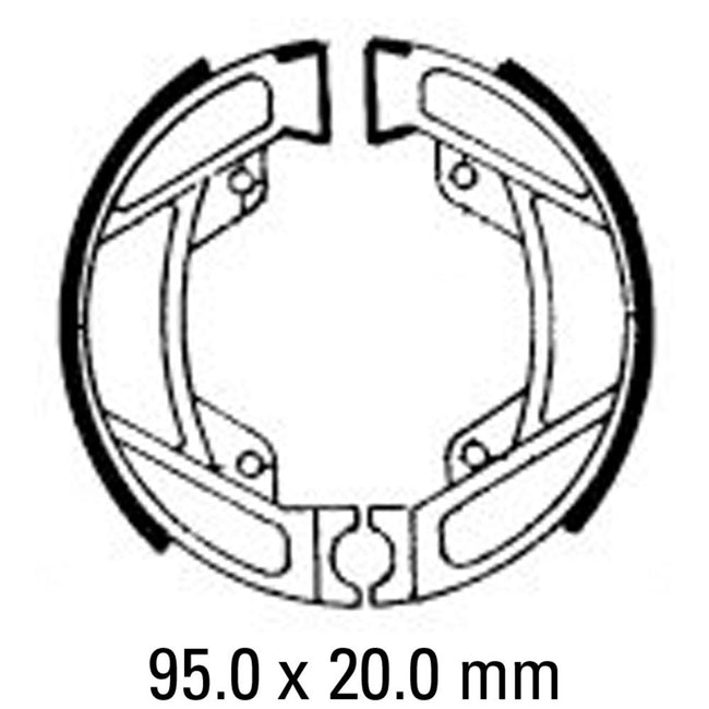 FERODO Brake Shoe Set - FSB754 Hover Image