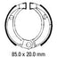 FERODO Brake Shoe Set - FSB756