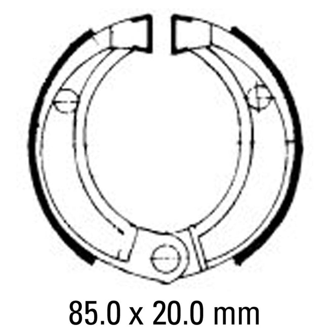 FERODO Brake Shoe Set - FSB756 Hover Image