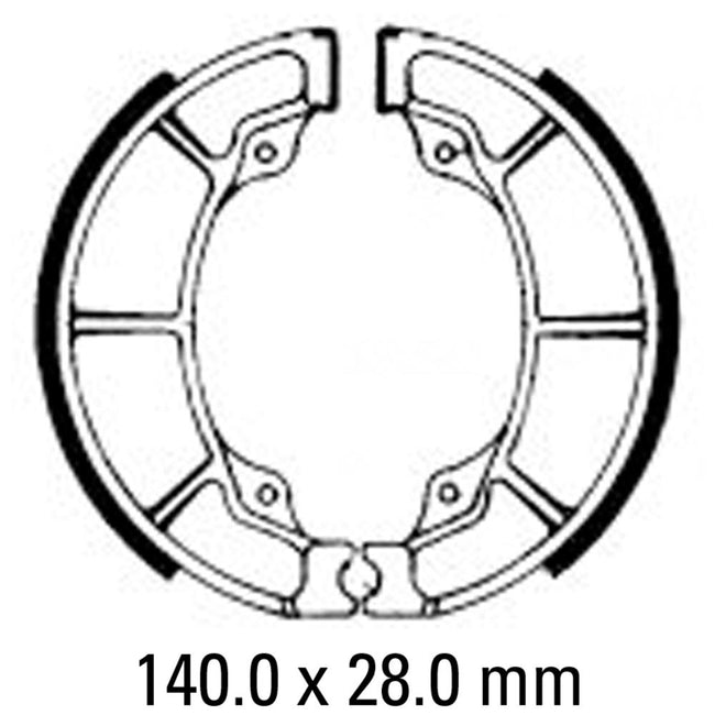 FERODO Brake Shoe Set - FSB760 Hover Image