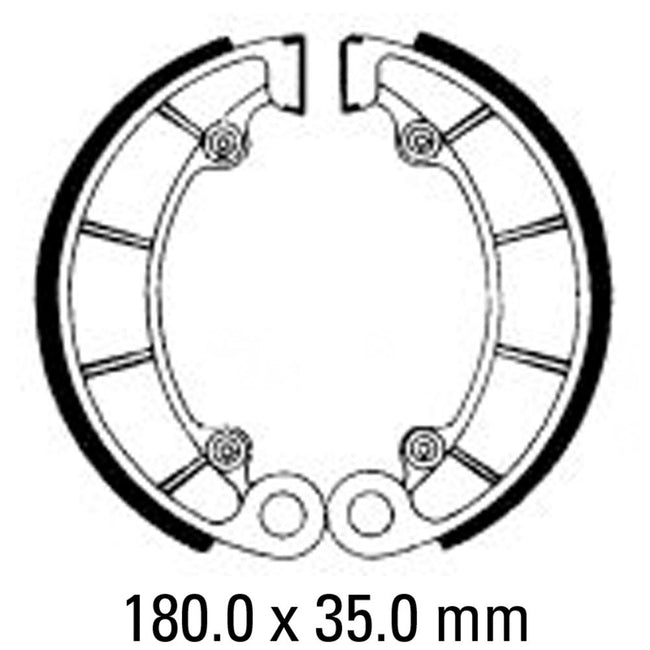 FERODO Brake Shoe Set - FSB761 Hover Image