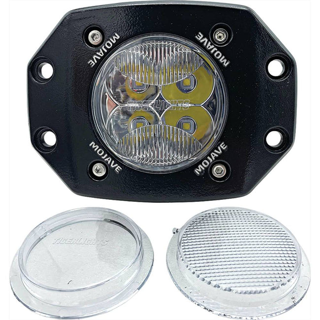 Arrowhead/Tiger Lights - 3" Flush Mount LED Racing Lights -3000 Effective Lumen, 40W Main Image