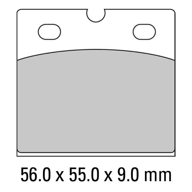 FERODO Disc Pad Set - FDB108 ST Sinter Grip Sintered Compound - Road Hover Image