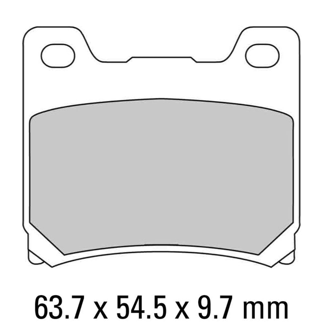 FERODO Disc Pad Set - FDB337 ST Sinter Grip Sintered Compound - Road Hover Image