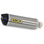 ARROW 71854AK Silencer - RACE-TECH Aluminium Silver with Carbon End Cap