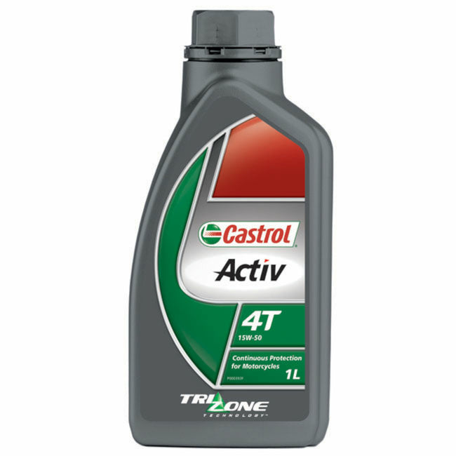 Castrol Activ 4T 15W-50 4 Stroke Oil 1L Hover Image