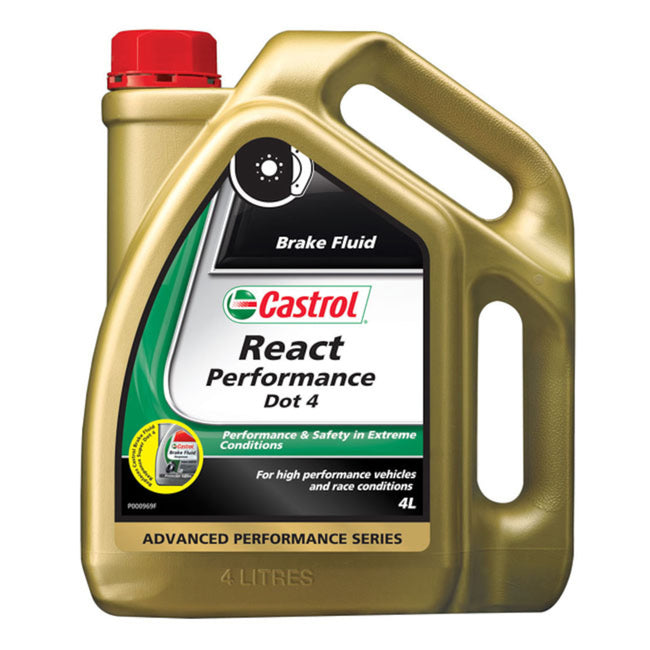 Castrol React Performance DOT 4 Brake Fluid 4L Hover Image