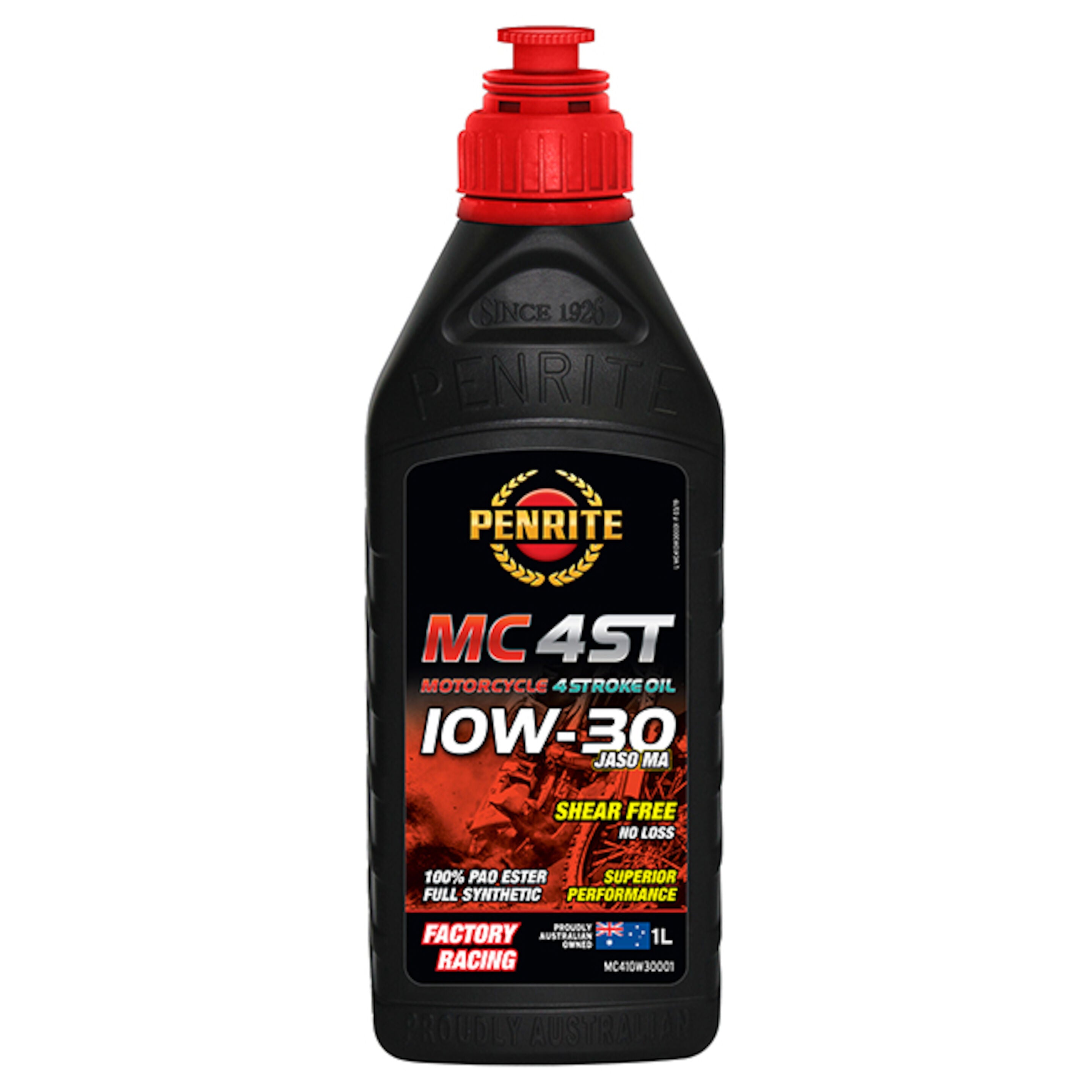 Penrite MC-4ST 10W-30 Full Synthetic 4 Stroke Oil 1L