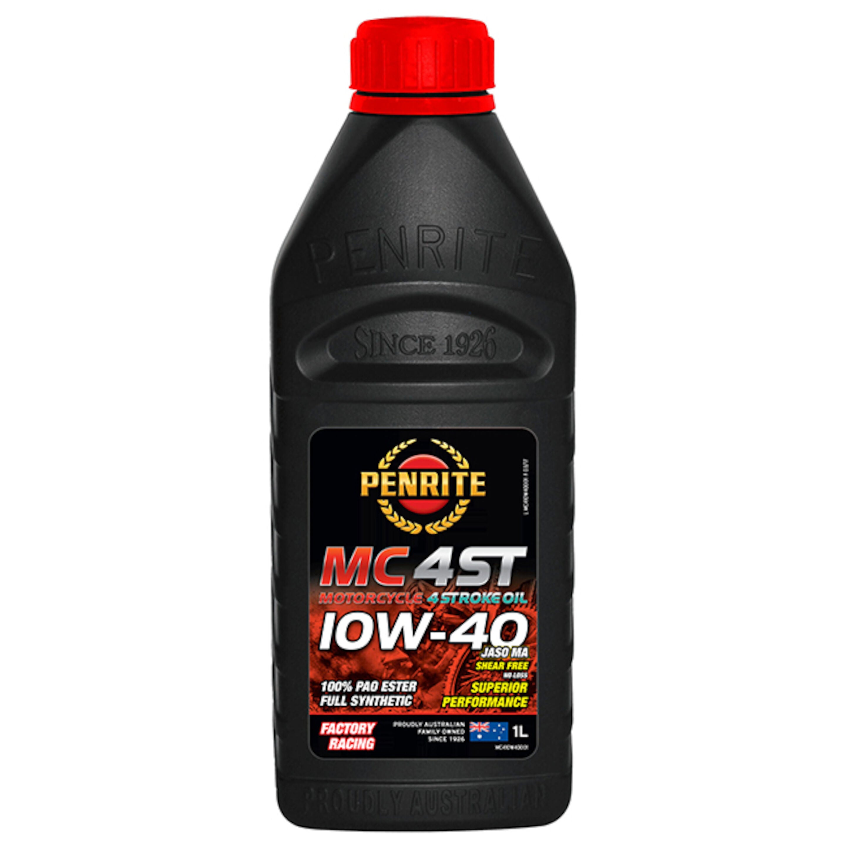 Penrite MC-4ST 10W-40 Full Synthetic 4 Stroke Oil 1L