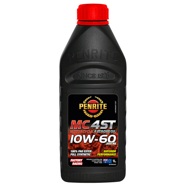 Penrite MC-4ST 10W-60 Full Synthetic 4 Stroke Oil 1L Hover Image