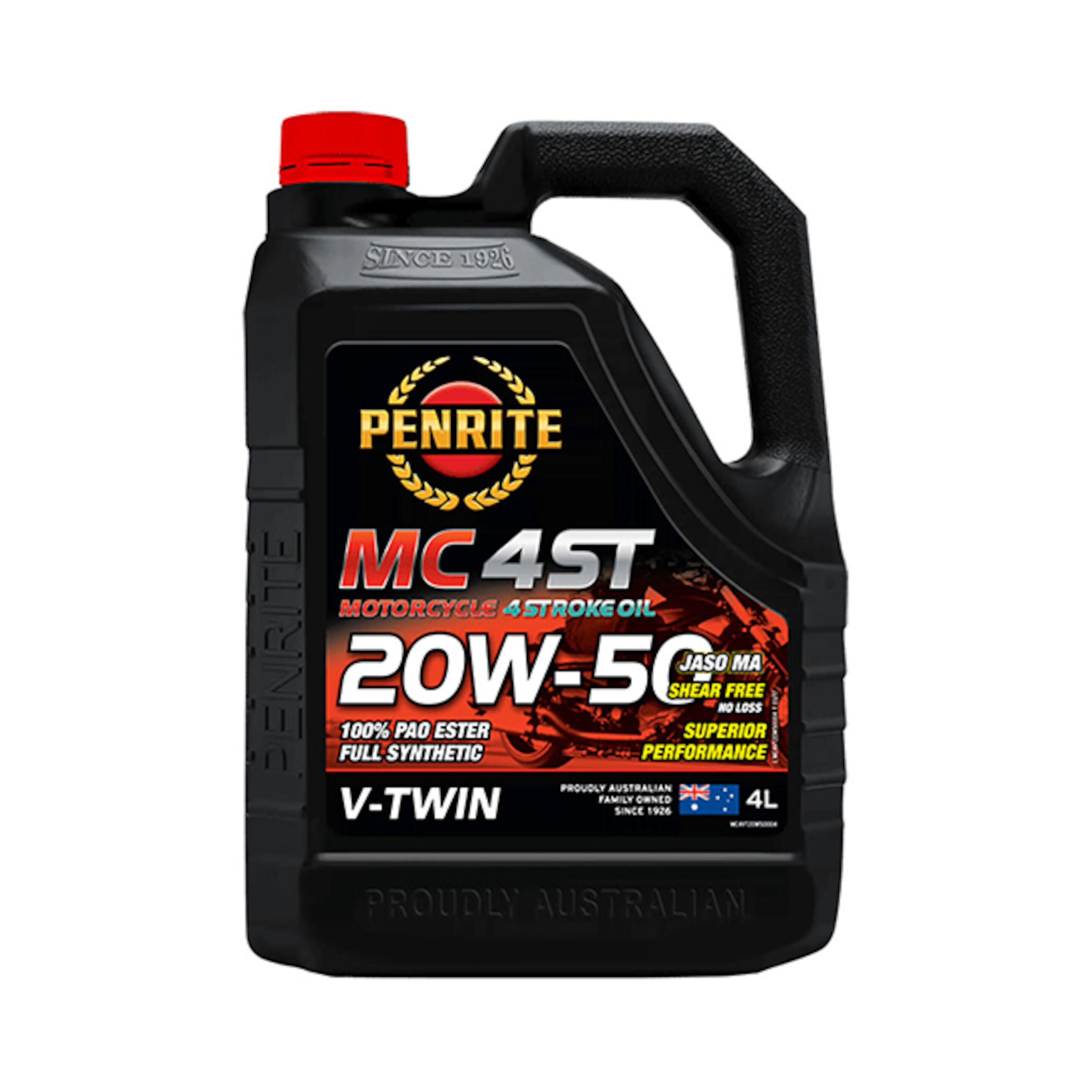 Penrite MC-4ST 20W-50 Full Synthetic 4 Stroke Oil 4L