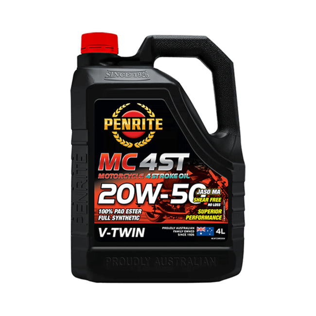 Penrite MC-4ST 20W-50 Full Synthetic 4 Stroke Oil 4L Hover Image