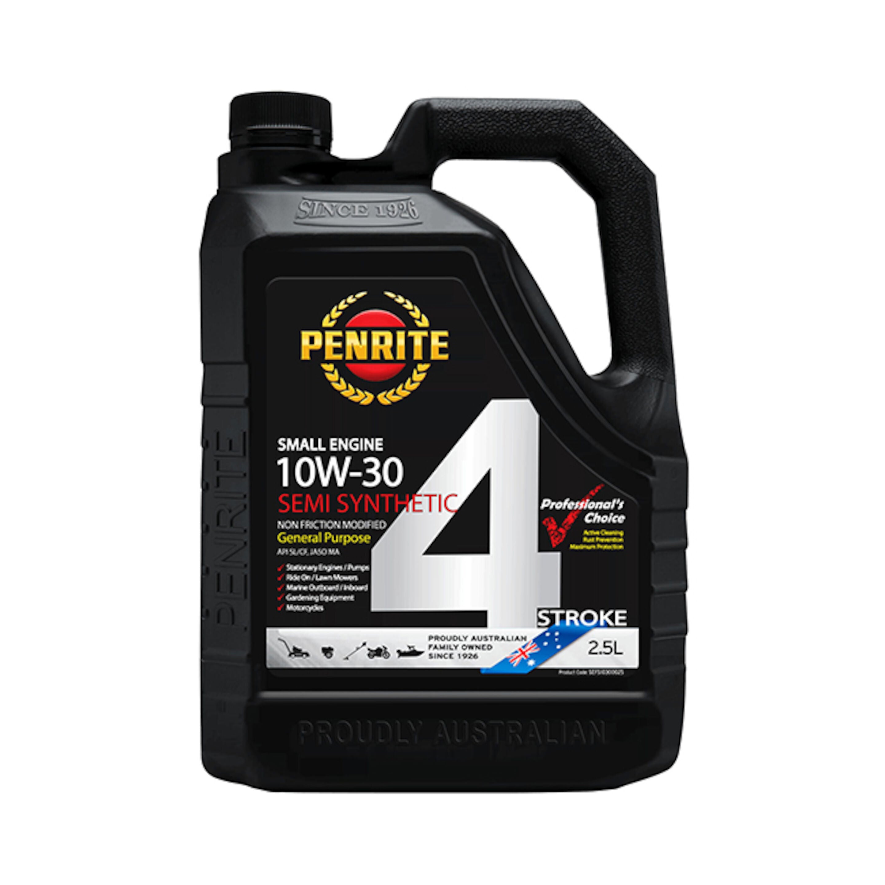 Penrite Small Engine 10W-30 Semi Synthetic 4 Stroke Oil 2.5L