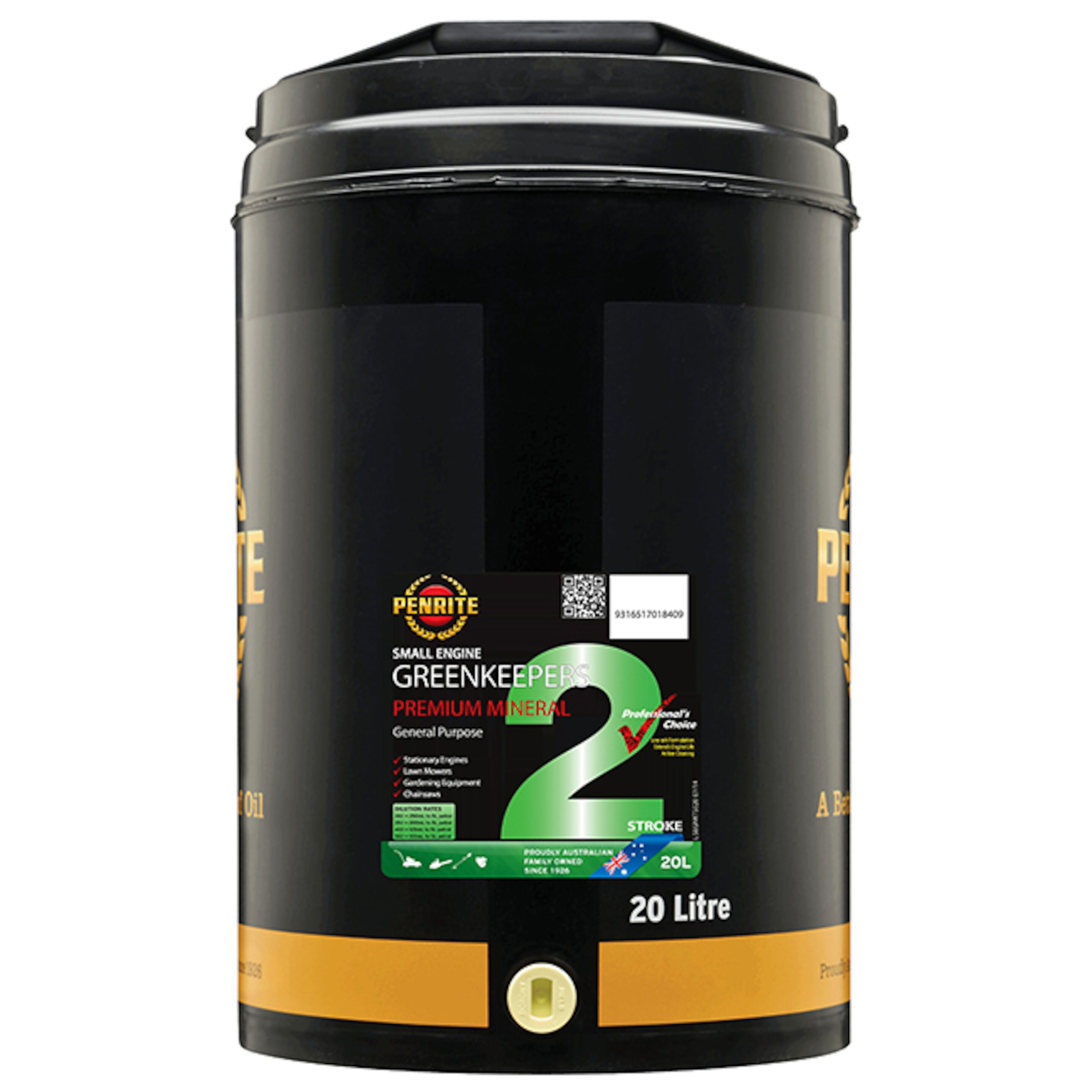 Penrite Small Engine Greenkeepers Mineral 2 Stroke Oil 20L